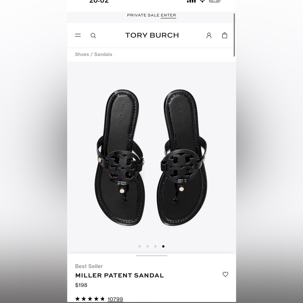 Tory Burch miller sandals